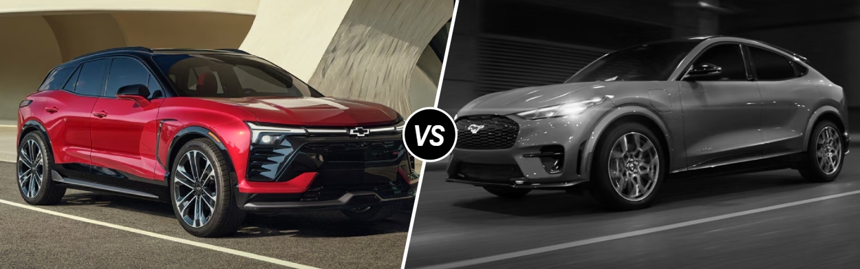 2026 Chevrolet Blazer EV vs 2026 Ford Mustang Mach-E in Lynn, MA