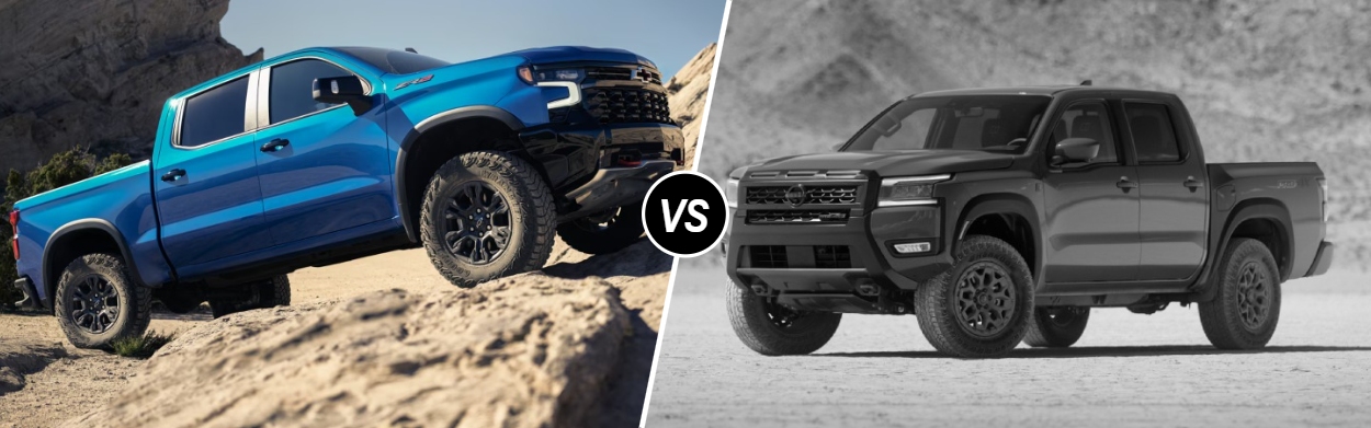 2026 Chevrolet Silverado 1500 vs 2026 Nissan Frontier in Aurora, CO