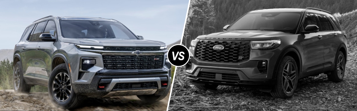 2026 Chevrolet Traverse vs 2026 Ford Explorer near Tulsa, OK