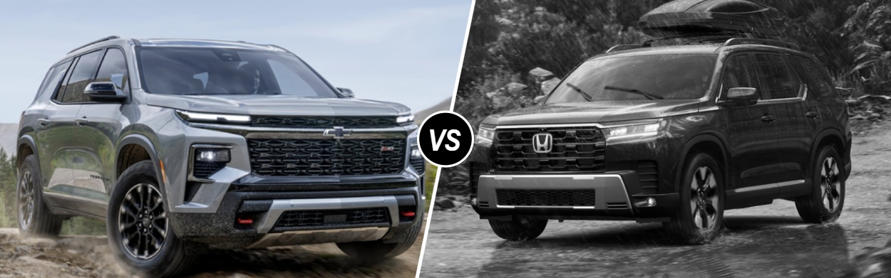 2026 Chevrolet Traverse vs 2026 Honda Pilot in Warminster, PA