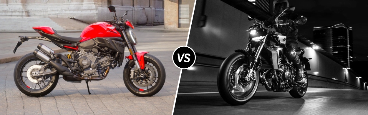 2026 Ducati Monster + vs 2026 Yamaha MT-09 SP in Jessup, MD