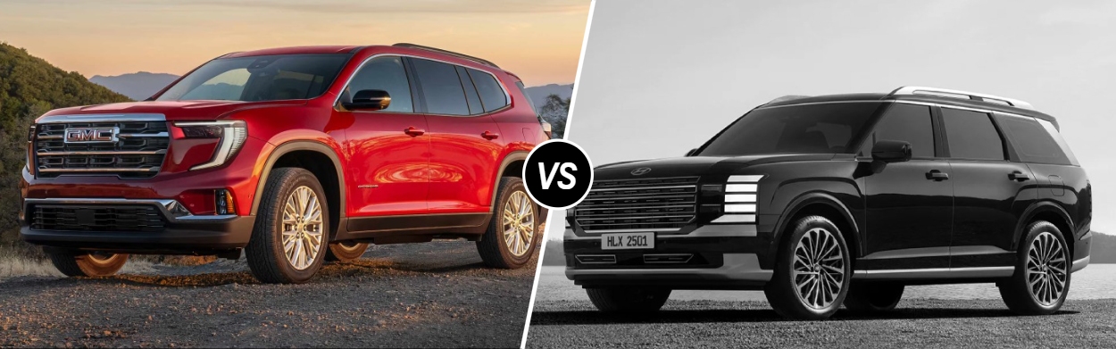 2026 GMC Acadia vs 2026 Hyundai Palisade in Mansfield, OH
