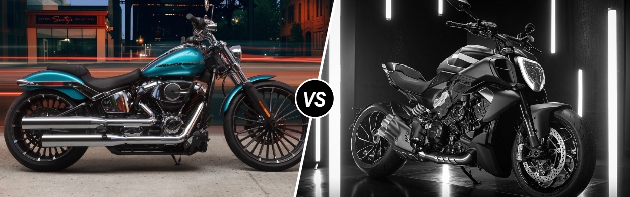 2026 Harley-Davidson® Breakout® vs 2026 Ducati Diavel V4 in Rahway, NJ