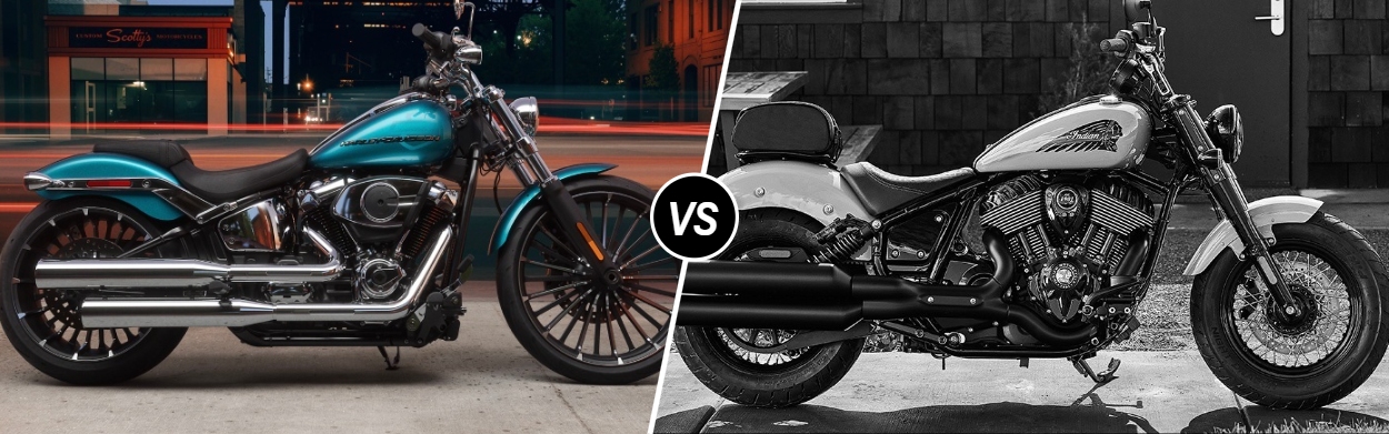 2026 Harley-Davidson® Breakout® vs 2026 Indian Chief Bobber Dark Horse in Scranton, PA