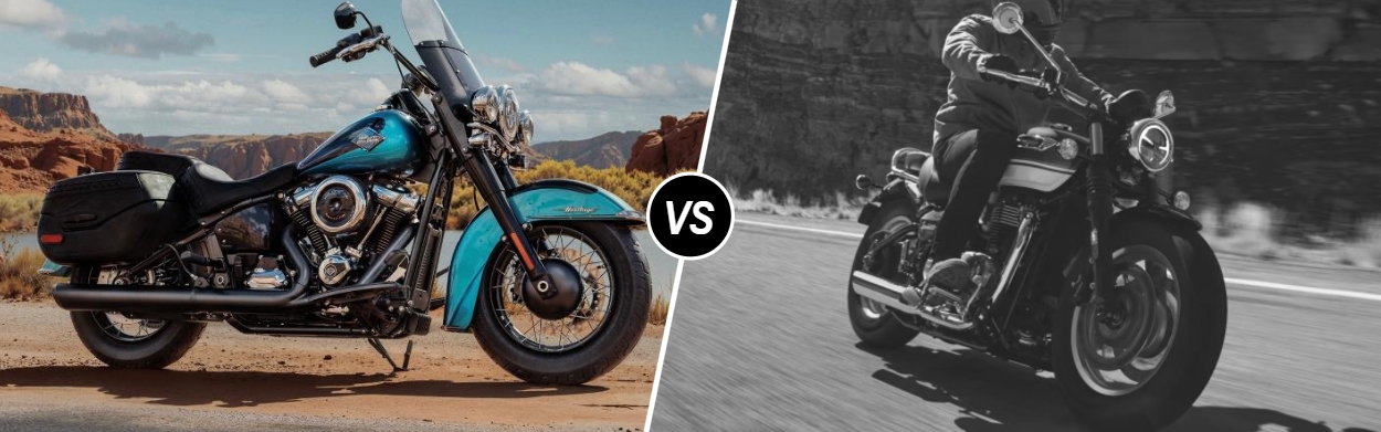 2026 Harley-Davidson® Heritage Classic vs 2026 Triumph Bonneville Speedmaster in Willow Street, PA