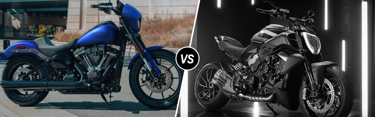2026 Harley-Davidson® Low Rider® S vs 2026 Ducati Diavel V4 in Scranton, PA