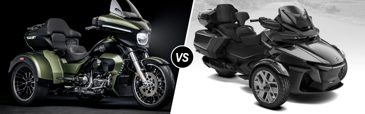 2026 Harley-Davidson® Street Glide® 3 Limited vs 2026 Can-Am Spyder RT Sea-to-Sky in Scranton, PA