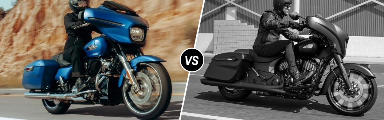 2026 Harley-Davidson® Street Glide® vs 2026 Indian Chieftain in West Chester, PA