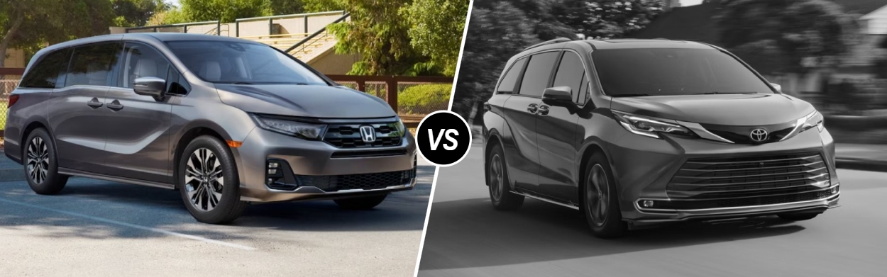 2026 Honda Odyssey vs 2026 Toyota Sienna in West Burlington, IA