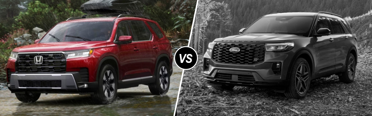2026 Honda Pilot vs 2026 Ford Explorer in Dover, OH