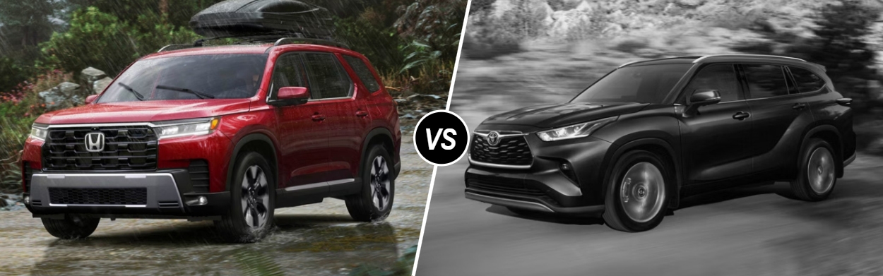 2026 Honda Pilot vs 2026 Toyota Highlander in Dover, OH