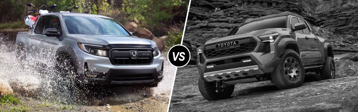 2026 Honda Ridgeline vs 2026 Toyota Tacoma in West Burlington, IA