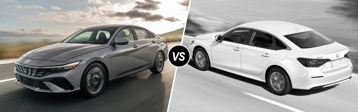 2026 Hyundai Elantra vs 2026 Honda Civic Sedan near Towson, MD