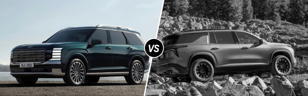 2026 Hyundai Palisade vs 2026 Chevrolet Traverse near Towson, MD