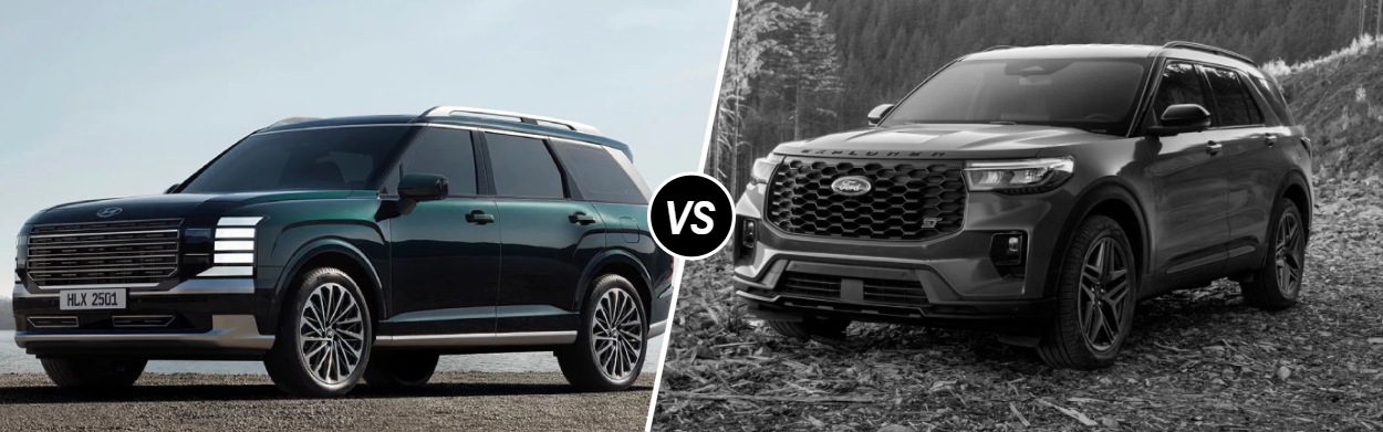 2026 Hyundai PALISADE vs 2026 Ford Explorer in Terre Haute, IN