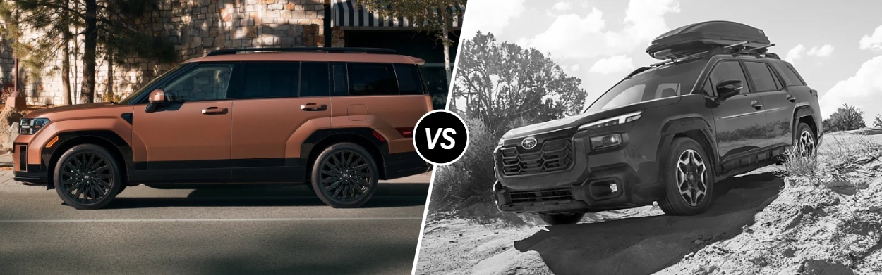 2026 Hyundai SANTA FE vs 2026 Subaru Outback in El Monte, CA