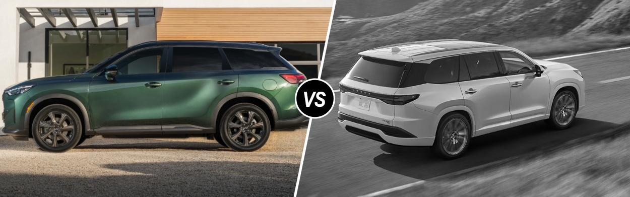 2026 INFINITI QX60 vs 2026 Lexus TX near Longmont, CO