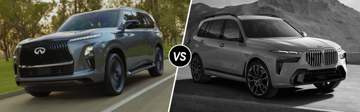 2026 INFINITI QX80 vs 2026 BMW X7 near Boulder, CO