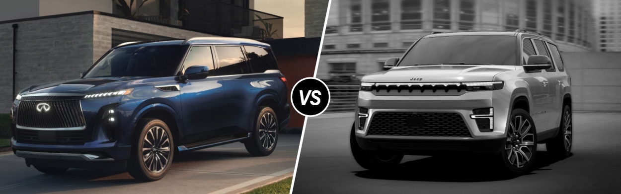 2026 INFINITI QX80 vs 2026 Jeep Grand Wagoneer in Dacono, CO