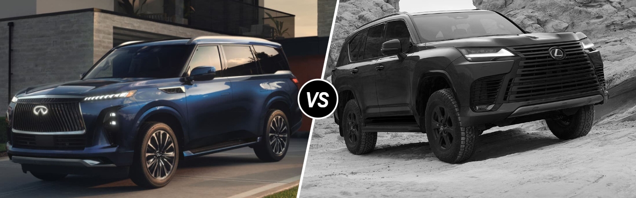 2026 INFINITI QX80 vs 2026 Lexus LX near Denver, CO