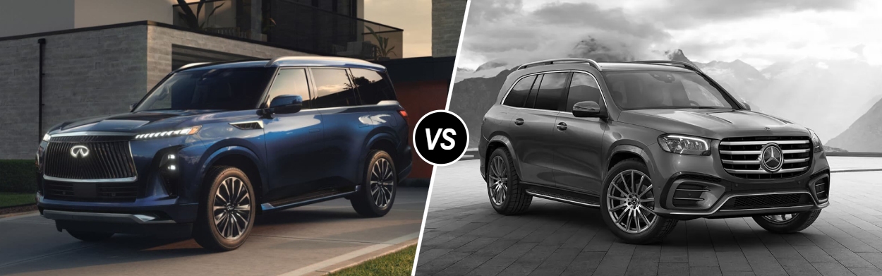 2026 INFINITI QX80 vs 2026 Mercedes-Benz GLS near Denver, CO