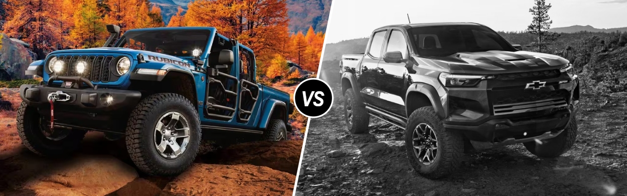 2026 Jeep Gladiator vs 2026 Chevrolet Colorado near Indianapolis, IN