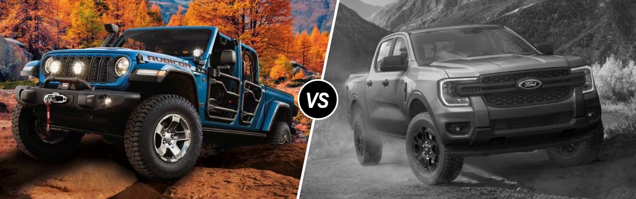 2026 Jeep Gladiator vs 2026 Ford Ranger in Boulder, CO