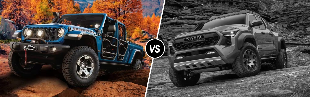 2026 Jeep Gladiator vs 2026 Toyota Tacoma in Boulder, CO