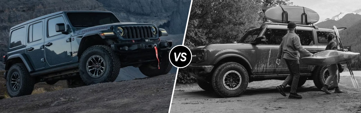 2026 Jeep Wrangler vs 2026 Ford Bronco near Parkville, MD