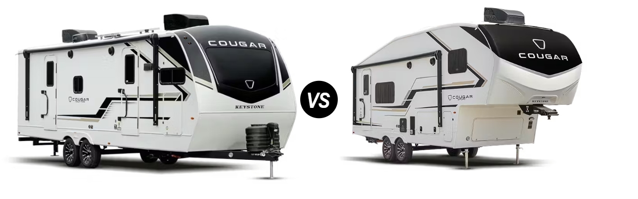 2026 Keystone Cougar Half-Ton vs 2026 Keystone Cougar Sport near Des Moines, IA