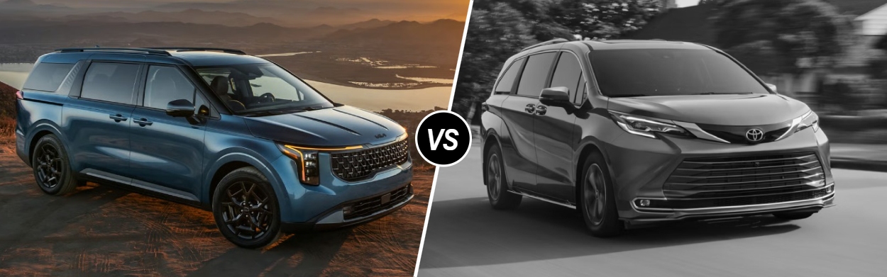 2026 Kia Carnival MPV vs 2026 Toyota Sienna in North Aurora, IL