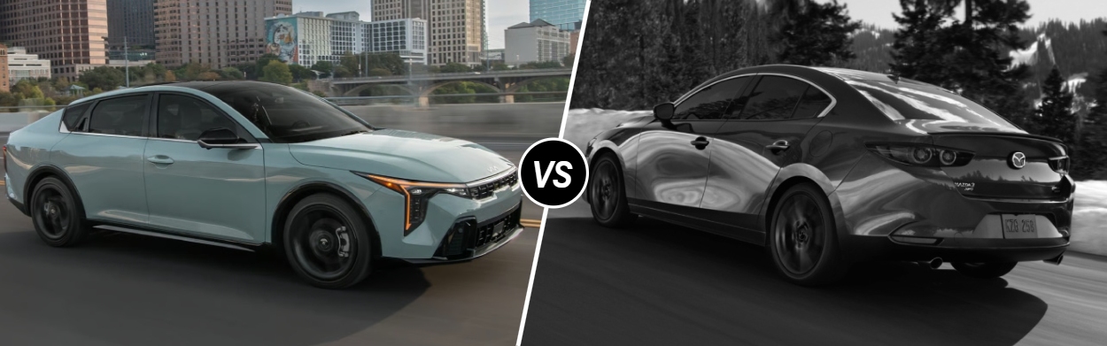 2026 Kia K4 vs 2026 Mazda Mazda3 Sedan in San Antonio, TX