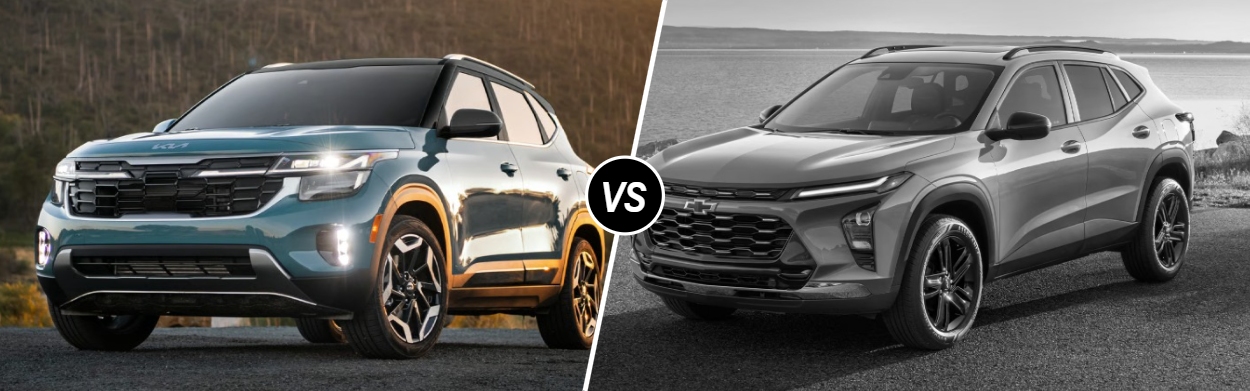 2026 Kia Seltos vs 2026 Chevrolet Trax near Baltimore, MD