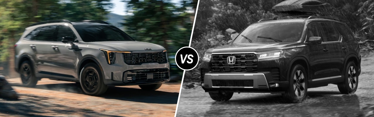 2026 Kia Sorento vs 2026 Honda Pilot in San Antonio, TX