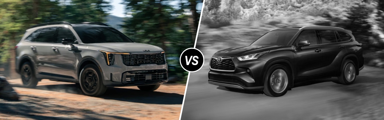 2026 Kia Sorento vs 2026 Toyota Highlander in Lynn, MA