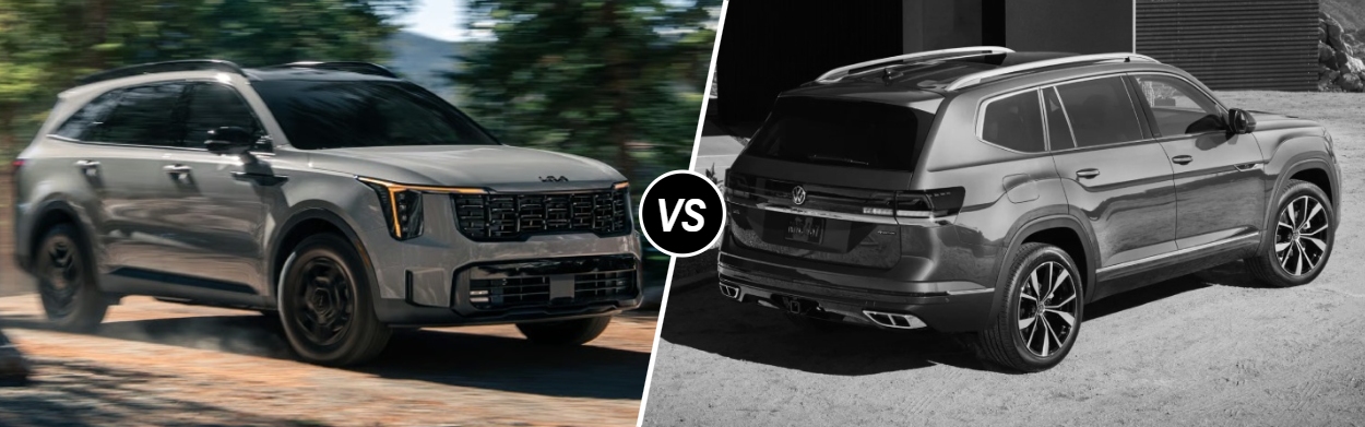 2026 Kia Sorento vs 2026 Volkswagen Atlas in San Antonio, TX