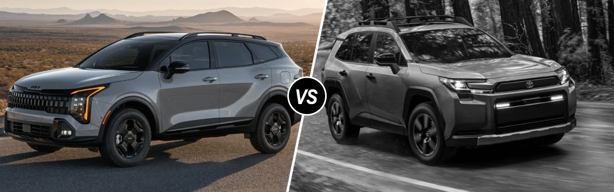 2026 Kia Sportage vs 2026 Toyota RAV4 in Lynn, MA