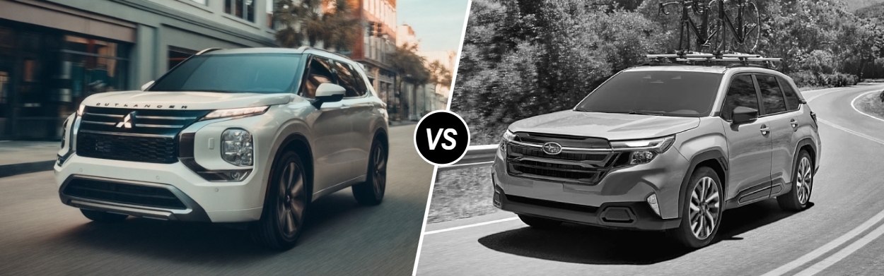 2026 Mitsubishi Outlander vs 2026 Subaru Forester in Terre Haute, IN