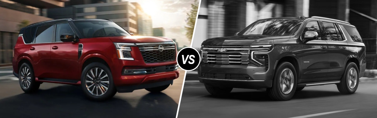 2026 Nissan Armada vs 2026 Chevrolet Tahoe in Lakewood, CO