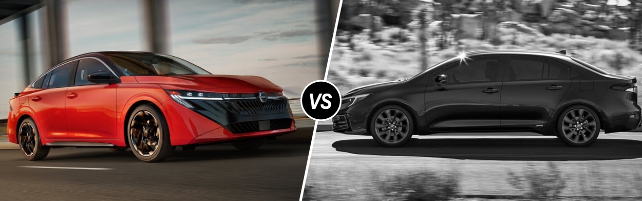 2026 Nissan Sentra vs 2026 Toyota Corolla in Seaside, CA