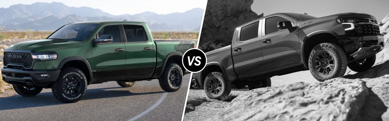2026 Ram 1500 vs 2026 Chevrolet Silverado 1500 near Greenville, NC