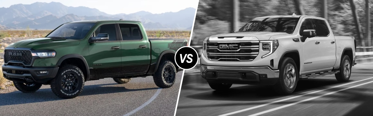 2026 Ram 1500 vs 2026 GMC Sierra 1500 near Greenville, NC