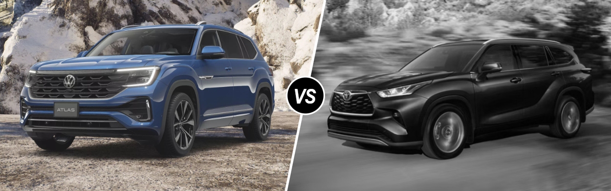 2026 Volkswagen Atlas vs 2026 Toyota Highlander in Salinas, CA