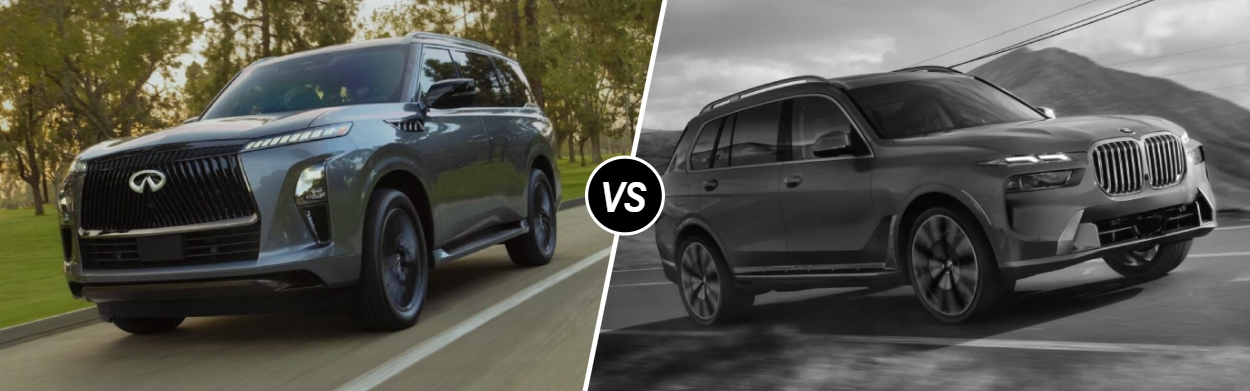 2027 INFINITI QX80 vs 2027 BMW X7 near Denver, CO