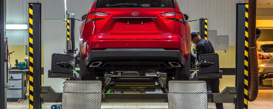 Suspension and Wheel Alignment After a Collision near Baltimore, MD